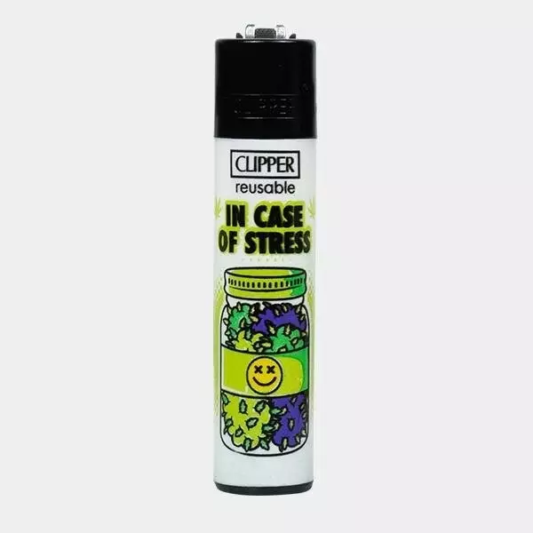 Mechero Clipper Weed Slogan 12 2