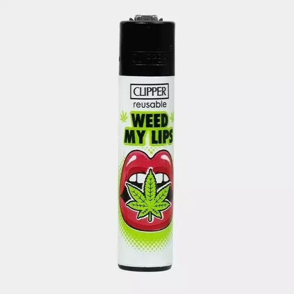 Mechero Clipper Weed Slogan 12 4