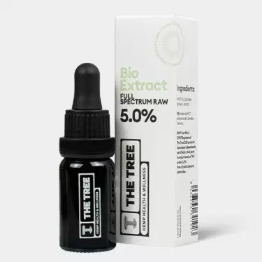 The Tree Raw 5% CBD Oil - GB The Green Brand