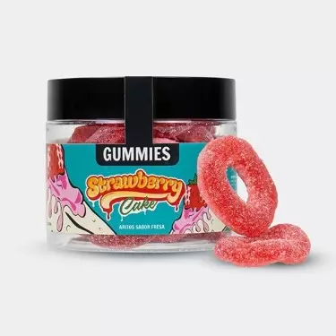 Gominolas CBD GB 'Strawberry Cake'