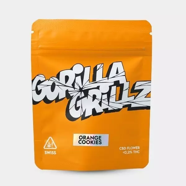 Flores de CBD Gorilla Grillz Outdoor Flores de CBD Gorilla Grillz Outdoor orange cookies