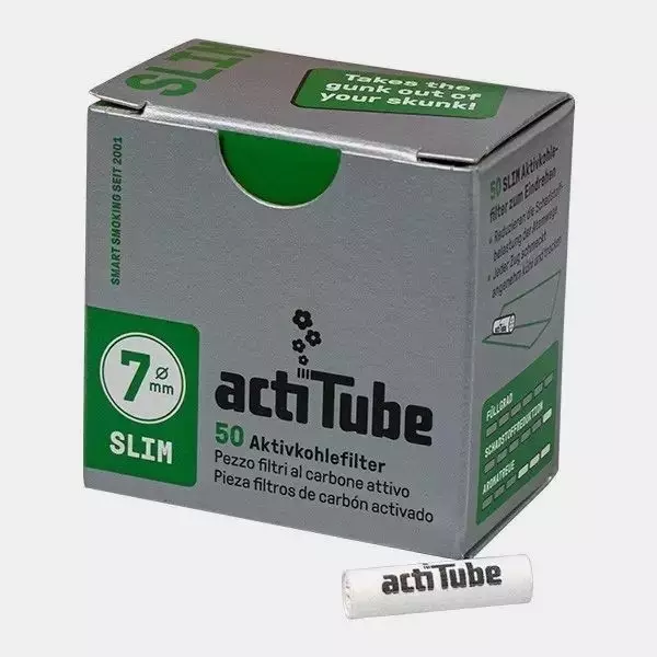 ActiTube Slim Filter Tips Pack 50x2 - GB The Green Brand