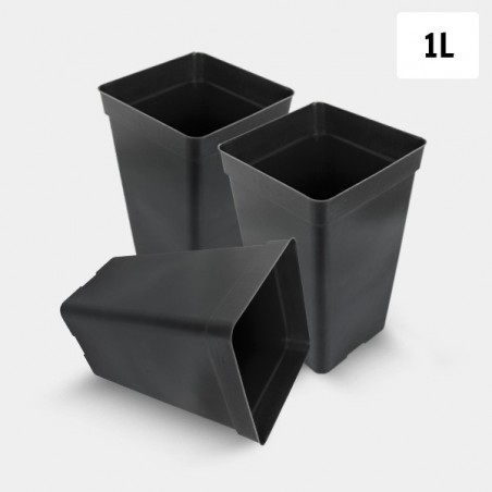 Pack Maceta Cuadrada 1L - GB The Green Brand