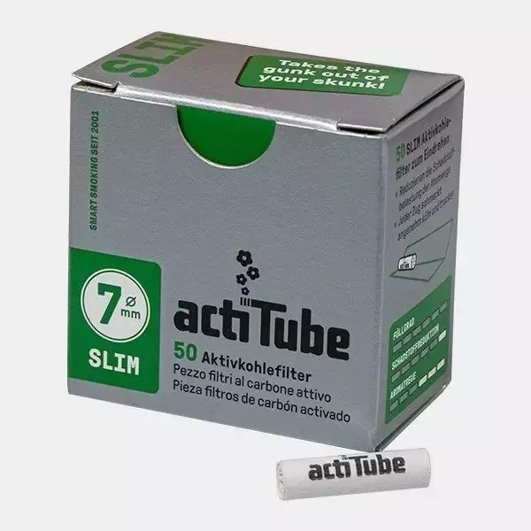 ActiTube Slim Filter Tips Pack 50x4 - GB The Green Brand