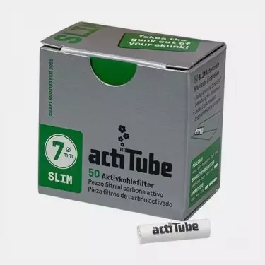ActiTube Slim Filter Tips Pack 50x6 - GB The Green Brand