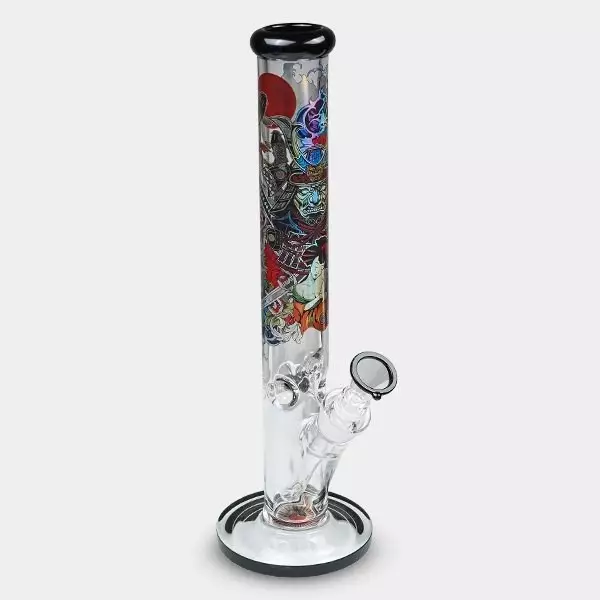 View Bong with Ronin and Geisha Black Leaf case - GB The Green Brand