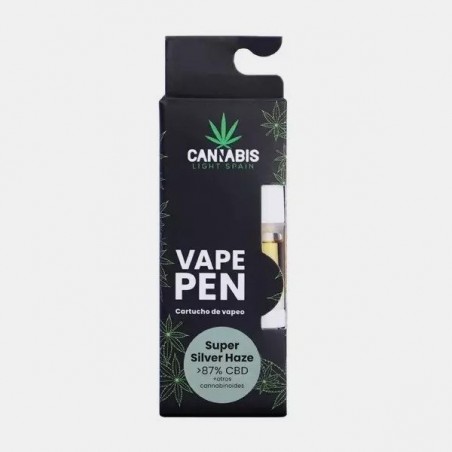 Cartucho 85% CBD Super Silver Haze