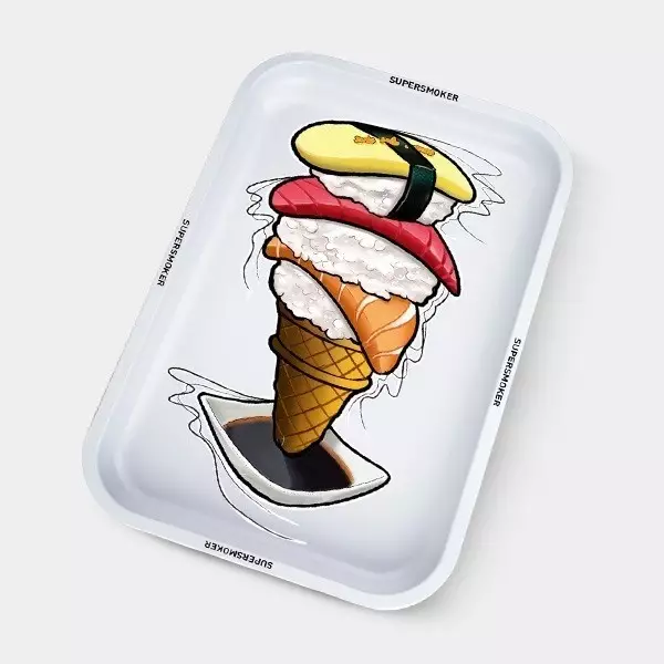 View Kaone 'Sushi Time' Rolling Tray obverse