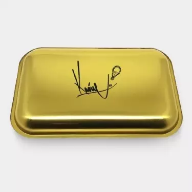 Kaone 'Lucky Cat 'Rolling Tray reverse