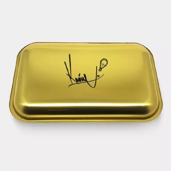 Kaone 'Lucky Cat 'Rolling Tray reverse
