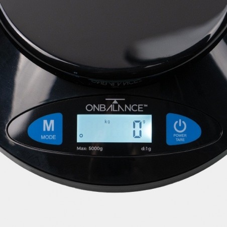 Báscula KB-5000 On Balance botónes y display