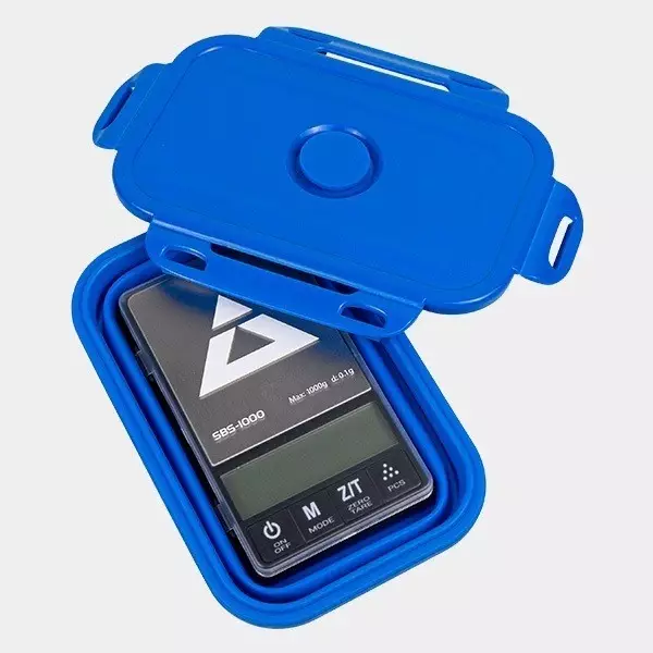 Báscula SBS-1000 Blue Silicone Bowl (1000G X 0.1G) contenedor con báscula