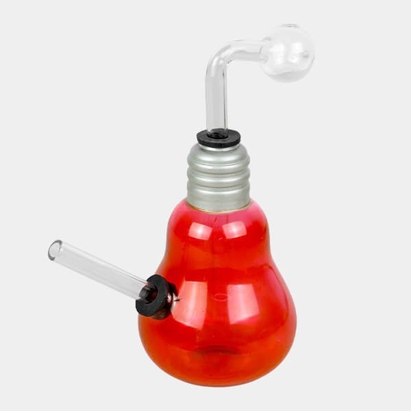 Bong BHO Bombilla 16cm Rojo