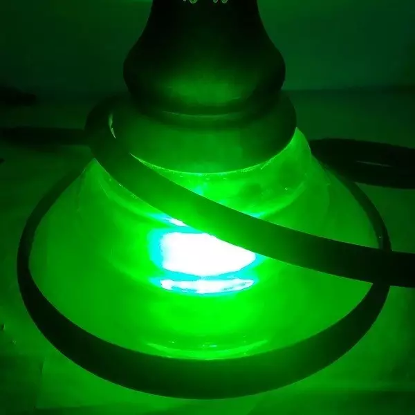 Shisha Lotus de 90 cm con LED led verde