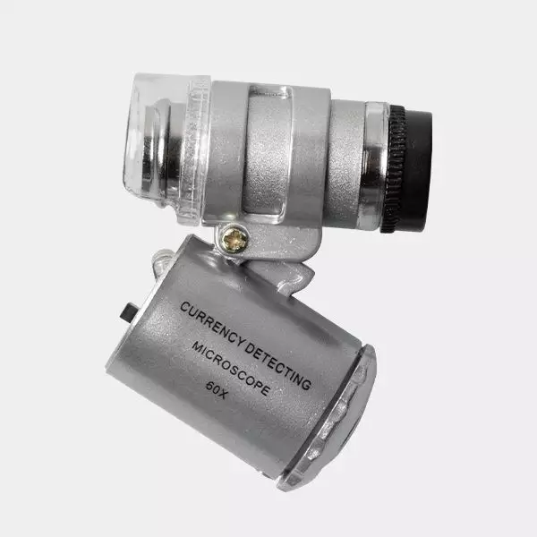 Microscopio mini 60X con LEDS blancos