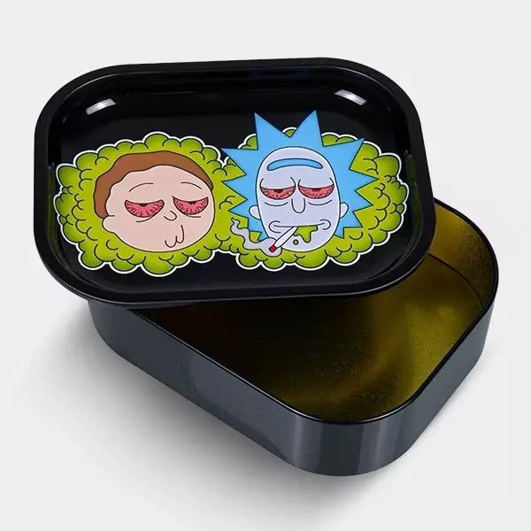 View Caja de Metal Con Bandeja de Liar 'RM Green Smoke'