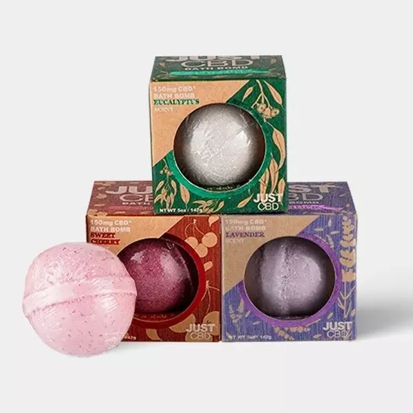 View Bombas de banheiro com CBD (Cannabidiol) - GB A marca verde