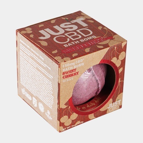 Bombas de baño CBD cereza