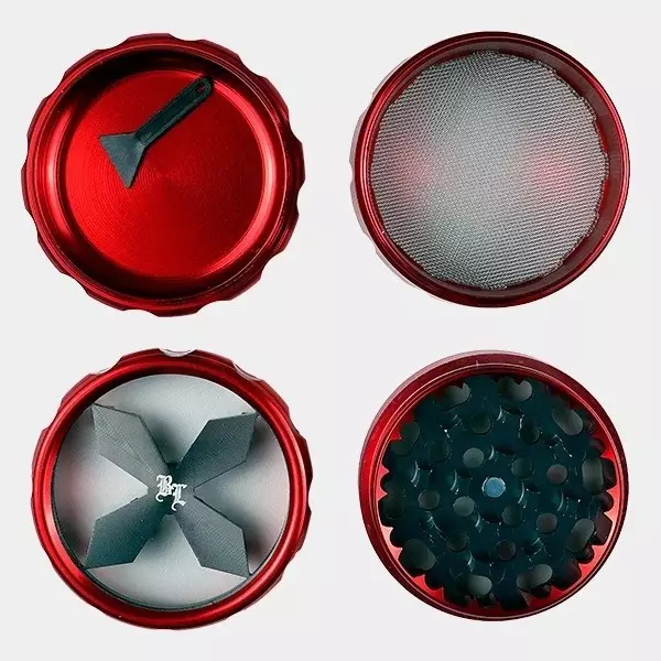 Grinder Cross 60mm Black Leaf partes