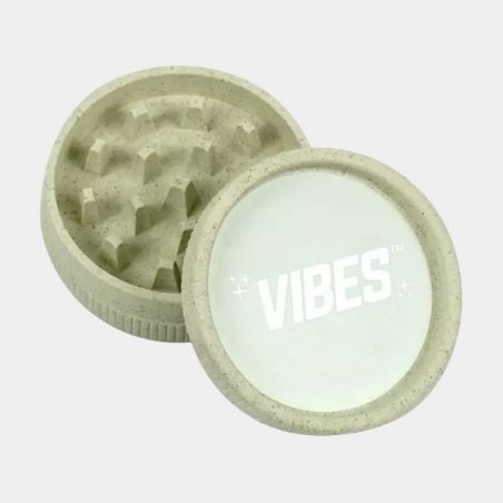 Grinder de Cáñamo 2 Partes Vibes abierto