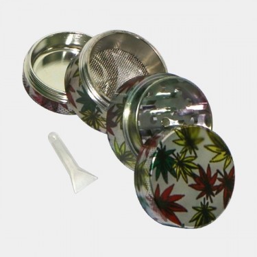 Grinder de Metal 4 partes abierto