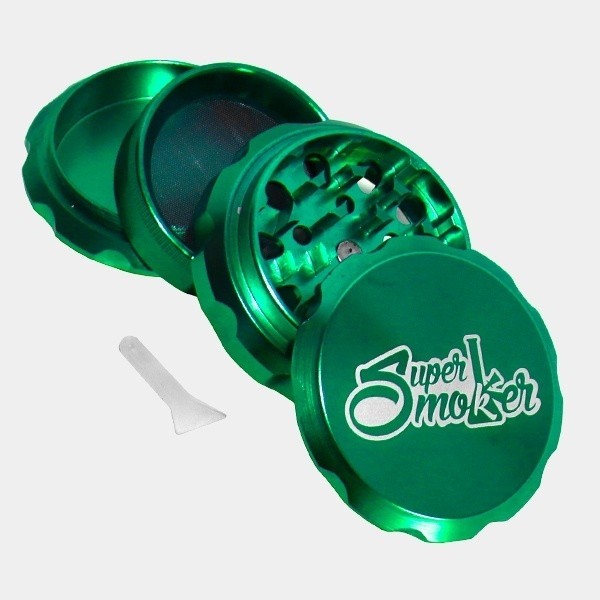 Grinder Metálico Izamal 4 Partes 60mm verde abierto