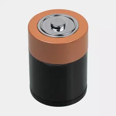 Fake battery grinder closed