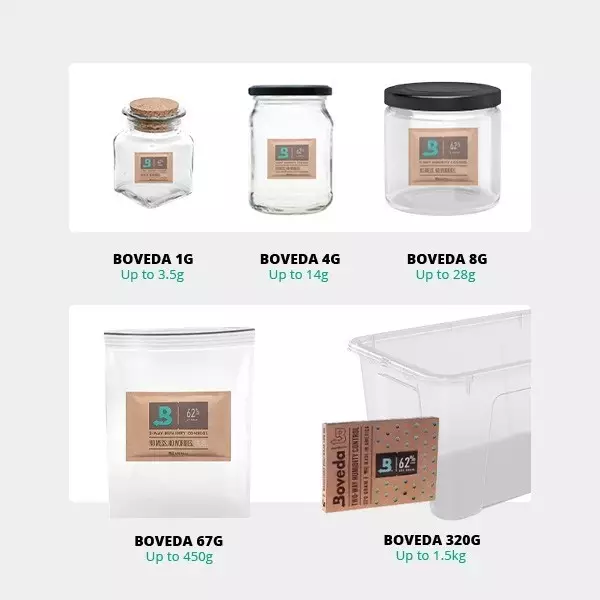 Pack Boveda 58% 4g (10 Bolsas) detalle productos