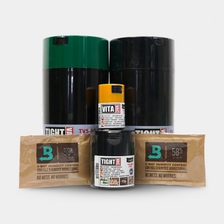 Set de frascos de curado