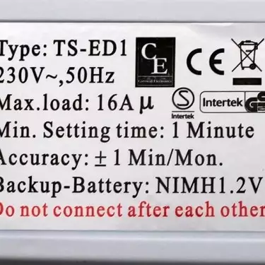 Digital Timer characteristics