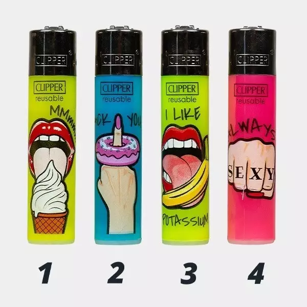 Girl Design Clipper Lighter - GB The Green Brand