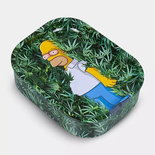 'Bush Meme' Metal Box With Rolling Tray 'The Jungle 420' Metal Box With Rolling Tray - Growbarato