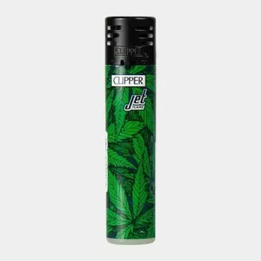 Isqueiro Clipper Printed Weed Jet Flame