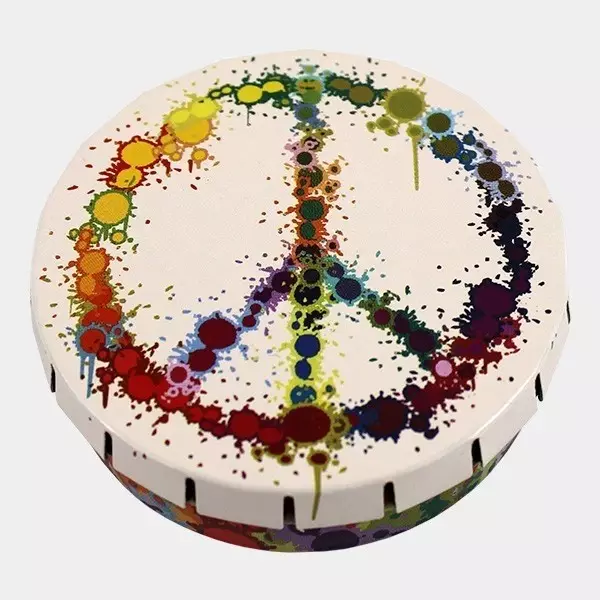 Caja metálica Click colourful leaf