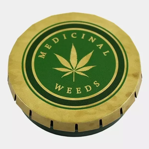 Caja metálica Click organic product medicinal