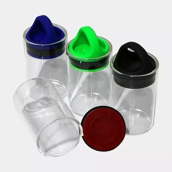 View Small Air-Tight Glass Jar | Weed Stash - GB