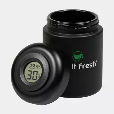 Frasco de Cura Com Termohigrómetro KIF