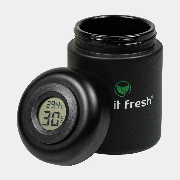 Bote de Curado con Termohigrómetro KIF