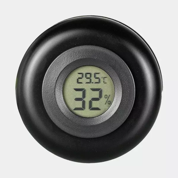 Bote de Curado con Termohigrómetro KIF display temperatura y humedad