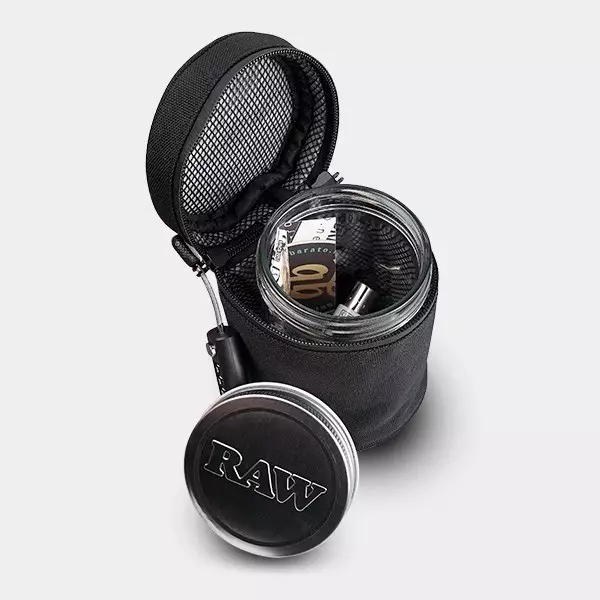 View Kit Bote de cristal Raw Mason Jar + Estuche