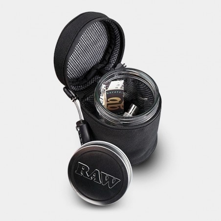 Kit Bote de cristal Raw Mason Jar + Estuche