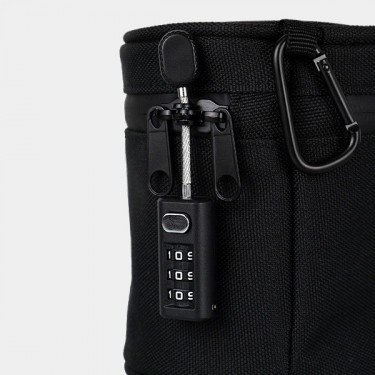 Kit Bote de cristal Raw Mason Jar + Estuche candado numérico