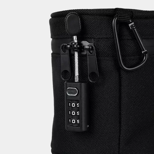 Kit Bote de cristal Raw Mason Jar + Estuche candado numérico