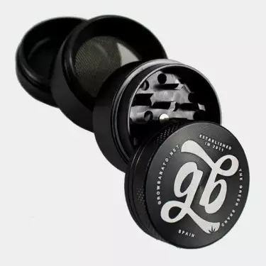 Grinder aluminio GB 4 partes 40mm negro abierto