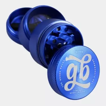 4-part Aluminum GB Grinder (40 mm) blue open