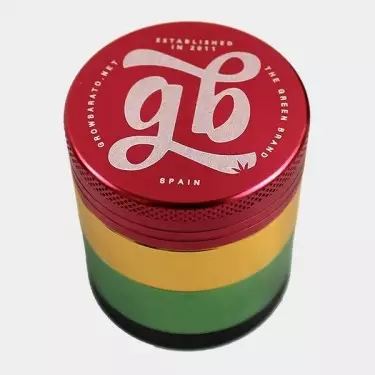 Grinder de alumínio GB 4 peças 40mm rasta