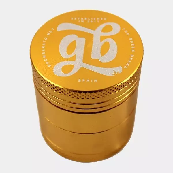 Grinder de alumínio GB 4 peças 40mm amarelo