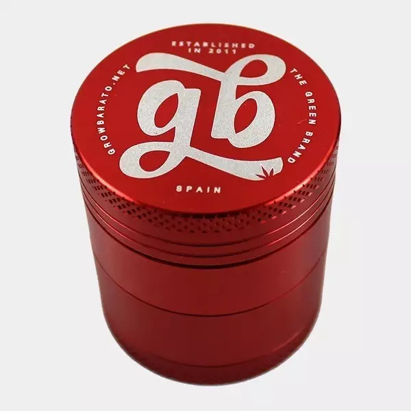 Grinder de alumínio GB 4 peças 40mm vermelho