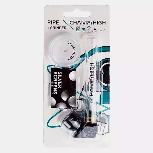 View Tubo de cristal + moedor Champ High - GB A marca verde