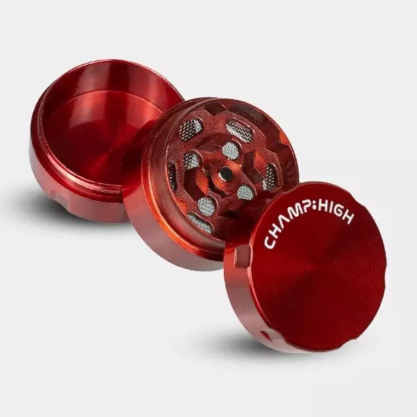 Grinder Mini 3 partes 30mm Champ High rojo